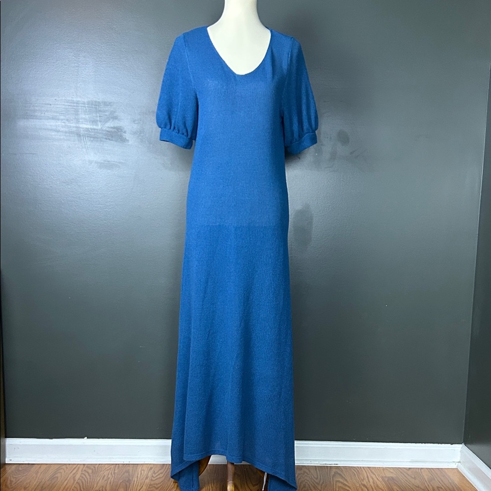 Free People High Low Blue Dress